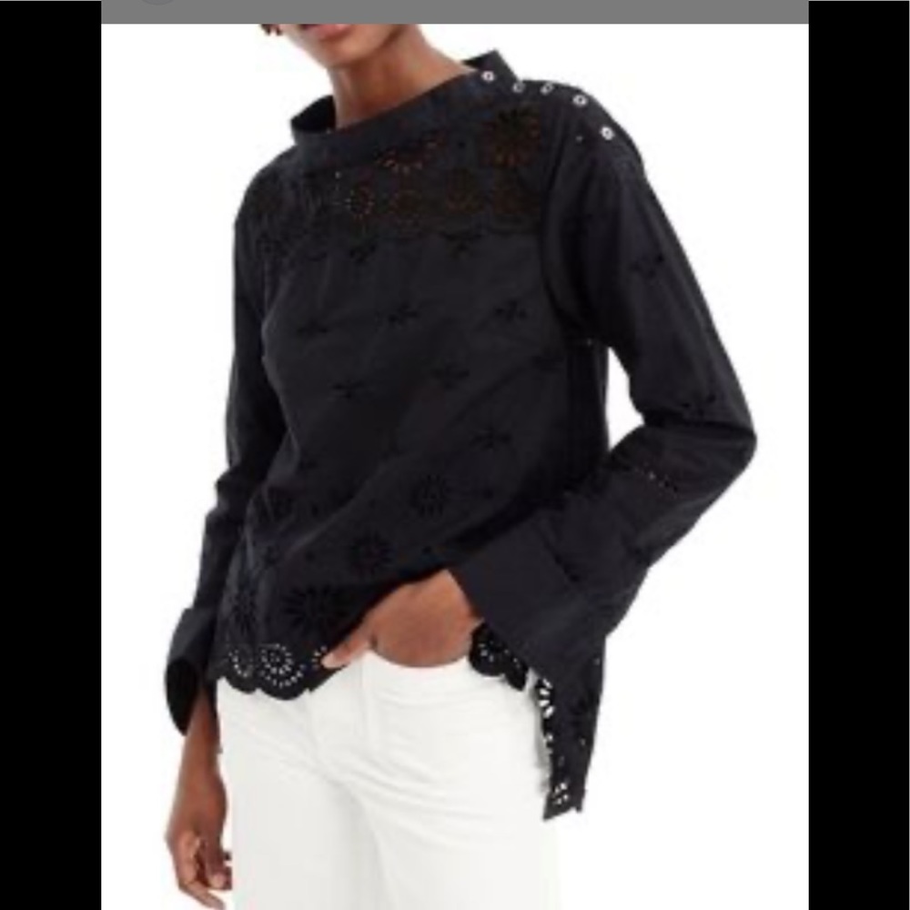 Eyelet high low top